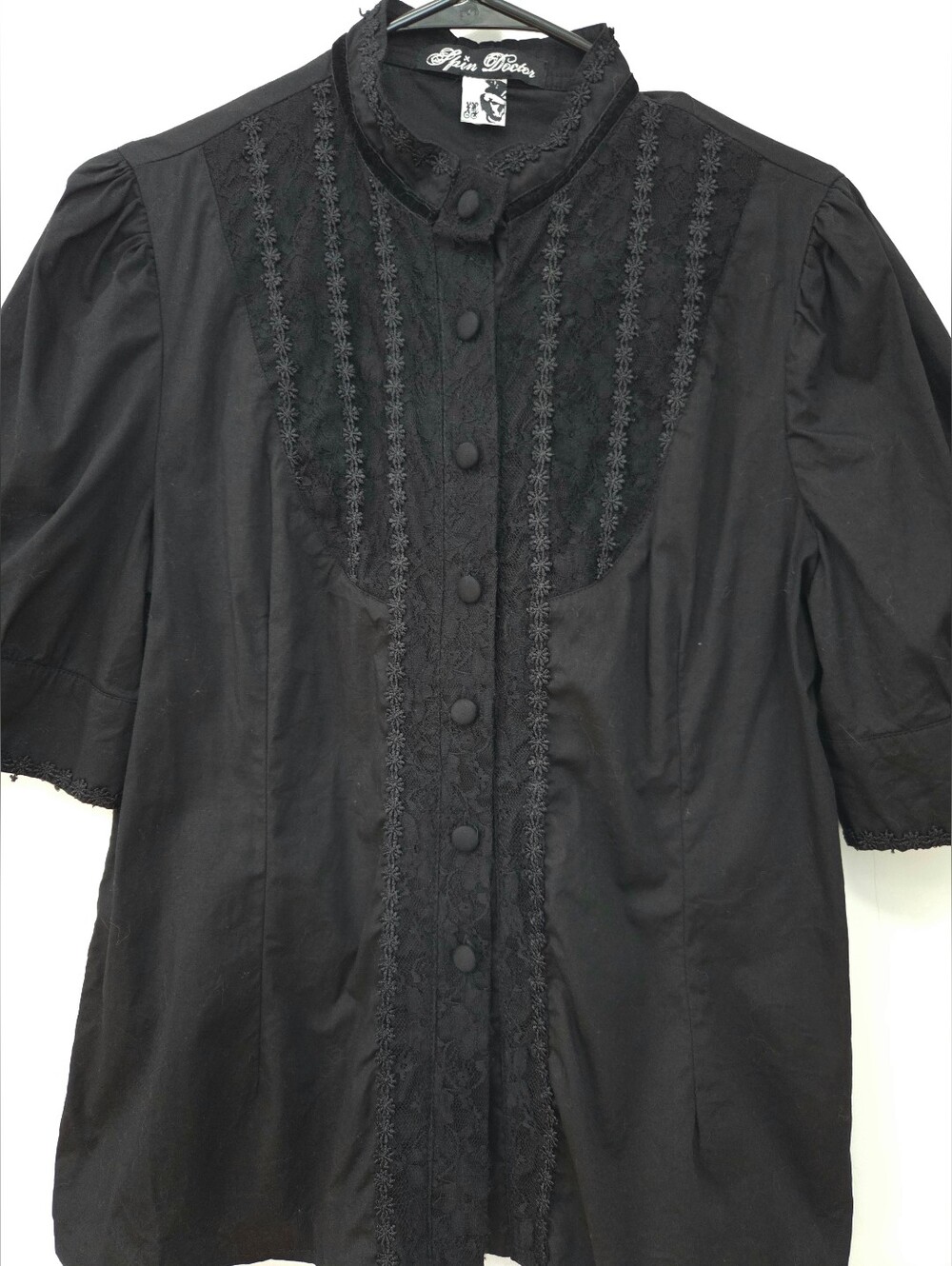 Spin Doctor Gothic Lolita Button Up Top XL